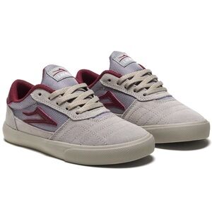 NWT Lakai Men’s “Cambridge” Sneaker Sz 6 Grey/Maroon